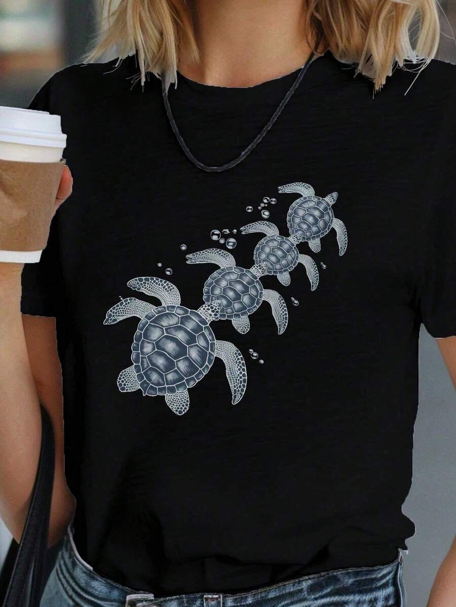 Camisetas de mujer - Negro - Ver 1
