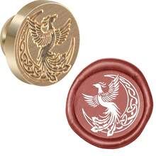 Wax Sealed, Open Me, Handmade With Care, Wish You Happiness! Brass Sealed, Used To Decorate Envelopes, Invitations, Gifts, Birthday Party Postcards, Greeting Cards, Etc. - Gold - View 36