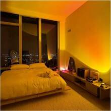 Sunset Lamp Projector LED Lights For Room Aesthetic Night Light W/ Remote& APP 16-Color Dimmable 16 Modes Ambient Projection For Bedroom, Living Room, Party, Photography Background, Romantic Dates, Four Seasons Home Halloween Decor, House Warming Gift - Đèn H7020 Sunset - Xem 10