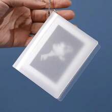 Minifotoalbum med direktkamera, matt 5 cm/7,5 cm mininyckelring med hänge till fotoram, mininyckelring med hänge till fotokort med 1 fack - Multifärgad - Visa 10