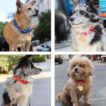 1pc Personalized Pet ID Tag With Decoration, Customizable With Your Phone Number And Pet Name, Engraved Dog/Cat Name Pet ID Tag, Custom Engraved Pet ID Tag, Used To Prevent Pets From Getting Lost Outdoor, Can Be Hung On Cat/Dog Collar, Pet Pendant