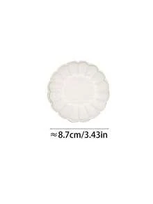 1 Stück/2 Stücke/4 Stücke/6 Stücke/8 Stücke japanische im Ofen gebrannte Chrysanthemen Keramik Gewürzschälchen, vintage Blumen Keramik Untertassen, Zuhause Sojasauce Essig Schale, Tomate Salat Sauce Schale, Butterdose, Snack Teller, Restaurant Serviertablett - Verschiedenfarbig - Übersicht 6