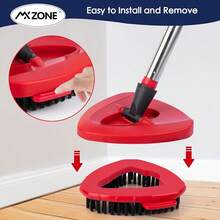 Scrubber Mop Head Replacement Compatible With O Cedar EasyWring 1 Tank System, Spin Mop Scrub Brush Head, Hard Bristle Cleaning Brush Attachment For Kitchen Tile Floor, Not Fit RinseClean,1pcs1-TankScrubBrush - 1pcs1-坦克清潔刷 - 查看 8