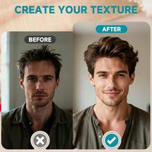 Fluffy Wide-Tooth Hair Comb For Men, Korean Styling Comb To Cover Partings And Create Curls, Easy Styling Tool For Home And Salon Use, Unisex - Multicolor - View 3