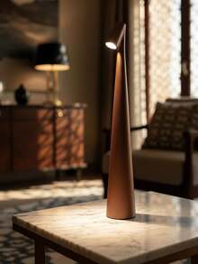 Lampe de bureau sans fil rechargeable - Lampe de bureau LED portable, variation de luminosité à 3 niveaux, longue durée de vie de la batterie, style scandinave moderne, convient pour la table de chevet/chambre à coucher/salon, éclairage de décoration pour bureau à domicile/salle à manger intérieur/extérieur, capacité de 1800/2000 mAh, livraison aléatoire - Multicolore - Voir 8