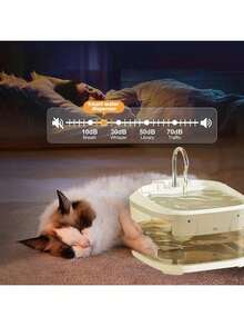 1pc 152oz/4.5L/1.19 Gallon Large Capacity Pet Water Dispenser, Quiet Automatic Cat Dog Hydration Station With Circulation Filter, Smart Pet Water Fountain, USB Powered, Working Voltage ≤36V, No Battery Required - 4.5L - View 8