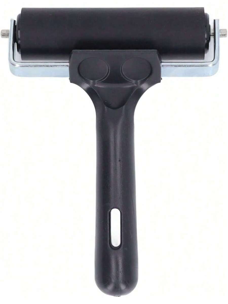 EstiloRodillo De Goma, Rodillo De LinóLeo De 10 Cm, Rodillo De Pintura De Diamante Para ImpresióN Y Grabado De LinóLeo, Brocha Rodillo Brayer Rodillo Con Mango Para Pintar, Imprimir OVersióN Mejorada - 1 - Ver 1