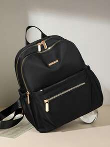 Women Fashion Backpacks - Black - View 9