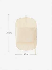 1件可折叠衣物防尘罩，衣柜压缩板，适用于羽绒服和外套的织物压缩收纳板 - 彩色 - 查看 5