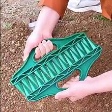 1pc Seeding Tool, Soil Auger Tool, Garden Seeding Spacing Tool, Suitable For Farmland, Garden Vegetable Planting, Agricultural Rake - Multicolor - View 4