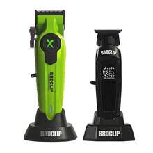 BRDCLIP Professional Haircut Set, Electric Adjustable Hair Clipper, High-Speed Motor Hair Trimmer, Rechargeable Salon Use Hair Styling Equipment FA1C, BRD-107 - Multicolor - View 12