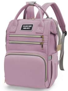 New Stylish Large Capacity Mommy Bag, Portable Multi-Pocket Design, Versatile Tote Backpack Suitable For Various Occasions, Fashion Women Shoulder Bag - Multicolor - View 16
