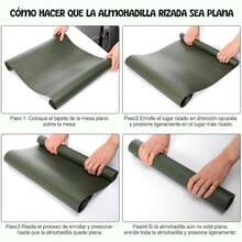 Alfombrilla para Ratón Grande Mouse Pad XXL de A una Cara PU 800 x 400 x 2 mm Tapete Escritorio para Gamer Computadora PC Laptop Oficina Hogar (Verde) - Verde - Ver 7
