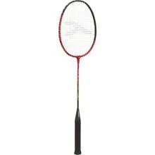 HUNDRED POWERTEK 100 Juego de 2 Raqueta de bádminton con Cubierta Completa - Rojonegro - Ver 4