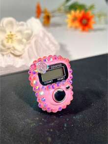 斋月特制镶钻指环计数器 便携式数字念珠计数器，适用于穆斯林诵念