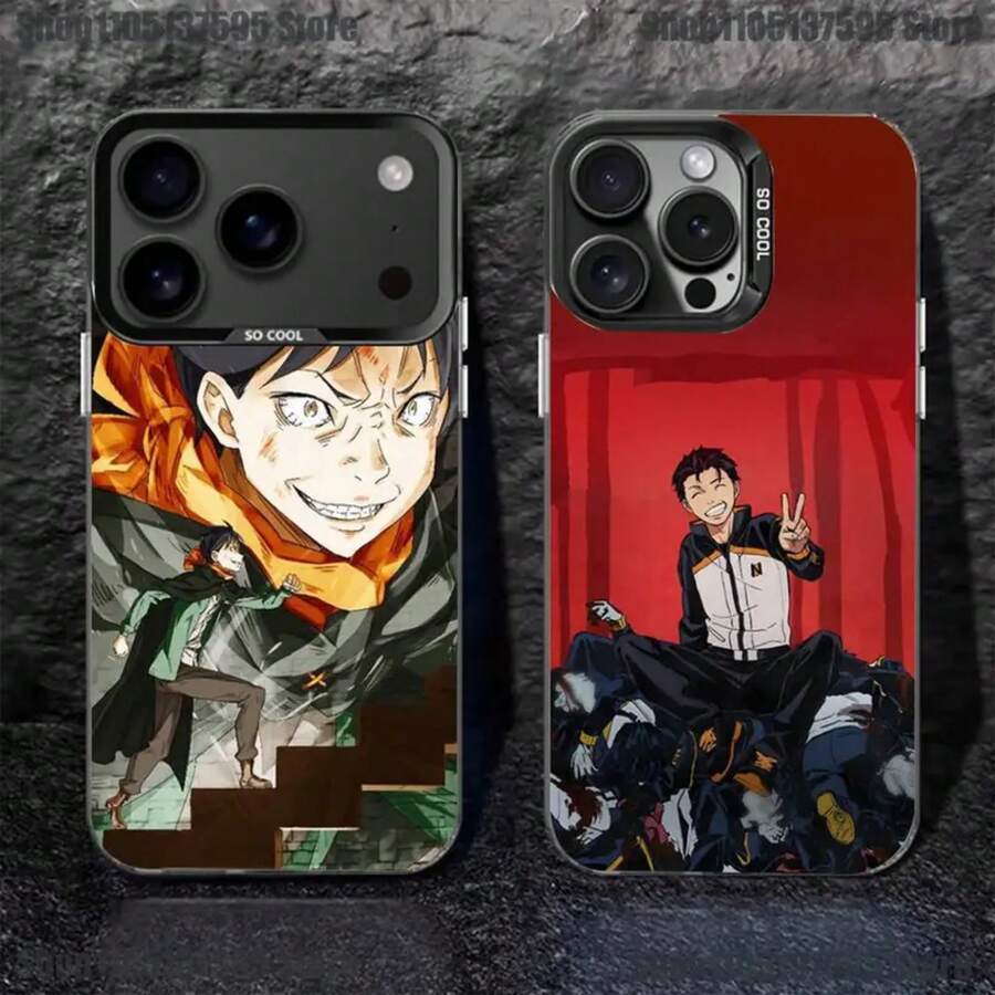 R-Re0 Natsuki-S Subaru Phone Case Compatible With 17,16,15,14,13,12,11,Pro,XS,Max,Plus,Mini,SE4,E Black Matte Shockproof Cover One 17 Case, 16 PrCover Compatible With 17 Pro Case, 17 Pro Max Case, IPho Case - z4 - 查看 1