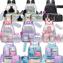 3-In-1 Girls Backpack Set - Includes Backpack, Crossbody Bag And Pencil Case - Best Gift For 8-10 Year Old Girls - Girls Schoolbag - View 2