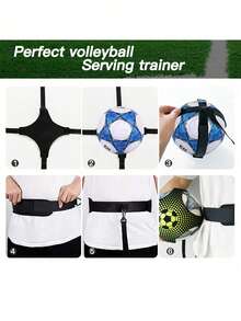 Adjustable Elastic Soccer Training Aid, Suitable For Solo Soccer Practice Equipment - Multicolor - View 6