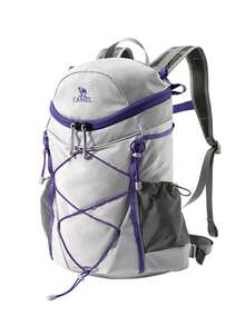 CAMEL CROWN Foldable Large Capacity Travel Bag Backpack, Short Trip Fitness Storage Bag - Wisteria Ash - View 1
