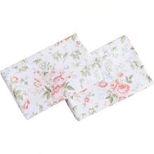 Home - Juego de Funda de Almohada estándar Ropa de Cama de satén de algodón Suave y Resistente a Las Arrugas Lilian Coral 2 Piezas - LilianCoralVerdeAzulCieloMarfil - Ver 3