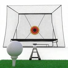 Golf-Trainingsnetz (305 x 244 cm) mit Umwicklung von Pelota (335 cm) und Manta de Pelota, Golf-Trainingsnetz Grande für Chipping und Swing mit Schlagziel - Schwarz - Übersicht 5