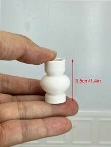 1:12 Scale Minimalist Plastic Dollhouse TV Stand - Bookcase Function & Drawer Storage, Optional Decor Accessories, TV Not Included - Multicolor - View 10