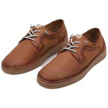 Fluchos Lace Shoes 10184-605361 For Man In Color Brown - بني - مشاهدة 2