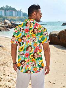 Customized Shirt With Personalized Designs - Men/Women Portraits, Family Members, Pets, Cartoons, Holiday Themes, Personalized Gift - Multicolor - View 2