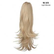 2-In-1 Rotating 180 Degree Claw Clip Ponytail Holder, Made Of Synthetic Fiber, Easy To Wear, Special Craftsmanship For More Realistic Appearance - Multicolor - View 26