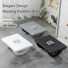 1pc Under Desk Foot Rest Stool, Massage Roller Design, Ergonomic, Extra Large Size, Suitable For Office, Home And Camping Posture Support