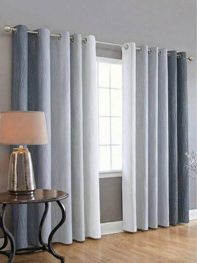 Cortina opaca de unicolor con forro térmico aislante, diseño de bolsillo para barra, adecuada para sala de estar, dormitorio, cocina, baño, decoración del hogar 2 panels Confort Hogar navidad Christmas navideño cortina semioscurecedora moderna minimalista sala dormitorio balcon privacidad hogar accesorio navidad elegante invierno