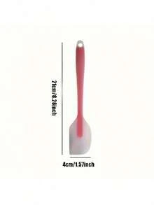 1/2/4 Pieces, Silicone Spatula, Mini Silicone Spatula, Fruit Jam Spatula, High-Temperature Resistant Cream Spatula, Mixing And Baking Tools, Kitchen Utensils, Apartment Essentials (Length 21cm/8.26in)