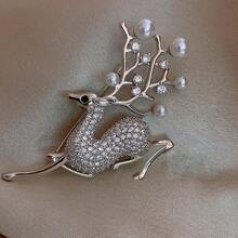 Korean Elegant Corsage Accessories Simple Anti-Exposure Buckle Clothes Fixing Pin Elegant Women Accessories Scarf Buckle - 4108竹葉銀色 - 查看 10