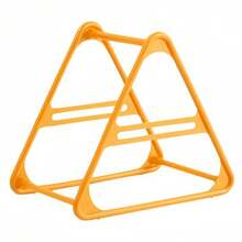 Space-Saving Triangular Clothes Hanger - No Drilling Required, PP Material, Multi-Functional Home & Balcony Storage, Clothing Organizer Rack, Compact Design, Suitable For Small Spaces, No Drilling Installation | Triangular | Plastic Material, Vertical Storage Rack - Multicolor - View 11