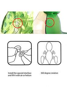 1pc Walking Animal Zebra Shaped Aluminum Foil Balloon, Ideal For Wild Themed Birthday Party, Jungle Wildlife Party Decoration, Zoo Ornament,Christmas - Multicolor - View 6