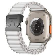 1条柔软透气尼龙登山表带，兼容 Ultra 3 SE 11 10 9 8 7 42 44 45 46 49毫米 - 42/44/45/46/49mm - 查看 11