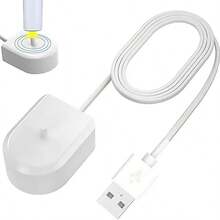 Base de carga de repuesto USB para cepillos de dientes eléctricos Sonicare de las series HX6100, HX3000, HX6000, HX8000, HX9000 - Blanco - Ver 5