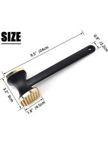 EstiloTendenciaAblandador De Carne De Cocina, Herramienta De Mazo Manual De Alta Resistencia, Martillo De Carne Utilizado Para Filete, Pollo, Pescado, Carnes Con Mango CóModoCalidad PremiumVersióN Mejorada - 1 - Ver 3