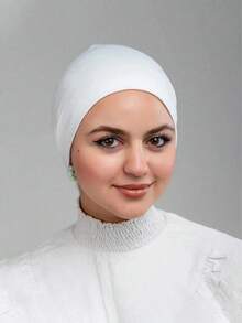 1 chiếc khăn trùm đầu đơn giản, màu trơn, mềm mại và thoải mái, kiểu khăn quấn đầu, mũ kiểu turban, mũ dành cho nữ khi hóa trị, thích hợp cho sinh hoạt hàng ngày và các hoạt động thể thao ngoài trời. - Nhiều màu - Xem 9