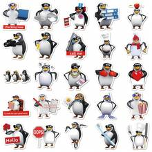50Pcs Funny William Tell Penguin Stickers Scrapbook Aesthetic Stickers Pack Fashion Meme Animal Stickers Kawaii Stickers Vinyl Waterproof Stickers For Skateboard Luggage Laptops Bumper Theme Party Supplies