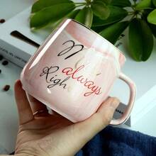 Juego de Tazas de Café para Parejas Taza de Café para él y Ella Regalos de Boda Aniversario Regalos de Navidad Compromiso de Cerámica únicos para Parejas Novios Recién Pareja Casadas - Sr. Sra. Tazas - Ver 4