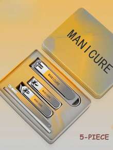 新款渐变指甲钳套装，防溅指甲钳 + 2 个中号指甲钳，便携旅行盒，送亲朋好友的礼物（每套渐变色可能略有不同） - 彩色 - 查看 12