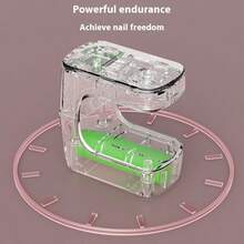 Đèn sấy móng tay mini cầm tay, đèn sấy gel móng tay sạc USB, dùng cho sơn gel và nghệ thuật làm móng, thích hợp cho việc tự làm tại nhà, dung lượng 300mAh. - Nhiều màu - Xem 6