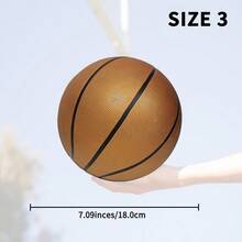 Size 3, 5, 7 Gold Indoor/Outdoor Basketball For Competition And Training