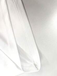 男士时尚汽车英文图案休闲圆领背心，百搭日常穿着 - 白色 - 查看 5