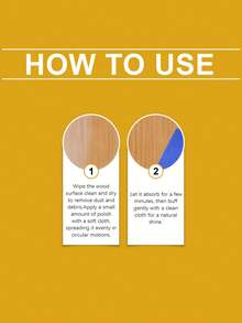 Beeswax Wood Polishing & Cleaning Agent, Removes Surface Dust, Brightens Wood, Suitable For Home Furnishings