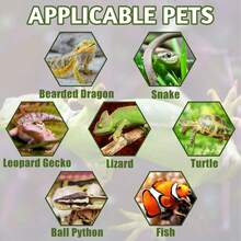 Decoración de tanque de reptiles, escondite de lagarto y plantas cuevas, decoraciones de terrario, cactus de resina, desierto, acuario, tanque de hábitat, accesorios para dragón barbudo, camaleón, leopardo, gecko, serpiente (cactus) - Cactus - Ver 6