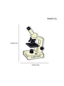 1 chiếc ghim cài áo hình kính hiển vi phòng thí nghiệm ngộ nghĩnh, phụ kiện dây đeo áo, huy hiệu ba lô, quà tặng tốt nghiệp ngành Sinh học cho nam và nữ. - A3-P149 - Xem 9