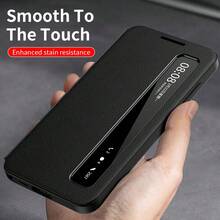 1 szt. Premium, nowy, luksusowy, biznesowy, inteligentny, skórzany futerał na telefon z klapką PU, kompatybilny z S26Ultra, S25Ultra, S24Ultra, S23Ultra, S22Ultra - pełna obudowa, odporna na wstrząsy