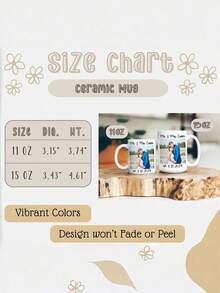 1pc Customized 11oz Photo Mug, Personalized Design Mug, Custom Photo Mug, Personalized Coffee Cup, Custom Family Mug, Homemade Mug, Customized Coffee Cup, Mother's Day Gift, Father's Day Gift, Anniversary Gift, Graduation Gift, Wedding Gift, Housewarming Gift, Suitable For Restaurant, Living Room, Bedroom, Office, Tea Room, Home, Back To School Gift